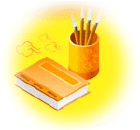 pen and book